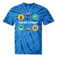 Throwback Thursday Never Forget Nostalgia 80's Retro Premium Tri-Blend T-Shirt Tie-Dye T-Shirts Blue Tie-Dye
