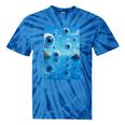 Trippy Weirdcore Frutiger Aero Surreal Eyeballs Y2K Tie-Dye T-Shirts Blue Tie-Dye