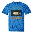 VHS Cassette Tape Retro 80s 90s Nostalgia Tie-Dye T-Shirts Blue Tie-Dye