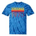 Vintage 1970 Retro Style 70's Born Nostalgia Vibes Birthday Premium Tri-Blend Tie-Dye T-Shirts Blue Tie-Dye