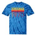 Vintage 1970 Retro Style 70's Born Nostalgia Vibes Birthday Tie-Dye T-Shirts Blue Tie-Dye