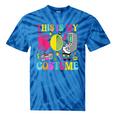 Vintage 80s Vibes Costume Nostalgia 1980s Fashion Cassette Tie-Dye T-Shirts Blue Tie-Dye