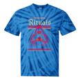 Vintage Gaming Rituals Retro Gamer Nostalgia Vintage Games Tie-Dye T-Shirts Blue Tie-Dye