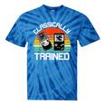 Vintage Retro Classically Trained Video Game 90s Nostalgia Tie-Dye T-Shirts Blue Tie-Dye