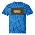 Vintage VHS Tape Humor Retro Nostalgia Graphic Tie-Dye T-Shirts Blue Tie-Dye