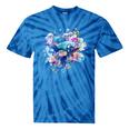 Women's Frutiger Aero Y2K Fish Tie-Dye T-Shirts Blue Tie-Dye