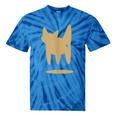 Yk2 Cat With Tomboy Tail 90s Nostalgia Downtown Indie Tie-Dye T-Shirts Blue Tie-Dye