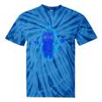 Yk2 Grunge Earthy Blue Cat With Stars Tomboy 90s Nostalgia Premium Tri-Blend Tie-Dye T-Shirts Blue Tie-Dye