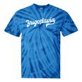 Yugoslavia Typeset Proud Yugoslav Nostalgia Tie-Dye T-Shirts Blue Tie-Dye Yugoslavia Typeset Proud Yugoslav Nostalgia Tie-Dye T-Shirts Blue Tie-Dye