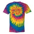 1980s Nostalgia Arcade Gamer Retro Video Game Novelty Tie-Dye T-Shirts Rainbow Tie-Dye