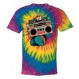 80s 90s Retro Party Costume Nostalgia Boombox Music Hip Hop Tie-Dye T-Shirts Rainbow Tie-Dye
