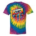 80s 90s Retro Party Costume Nostalgia Cassette Tie-Dye T-Shirts Rainbow Tie-Dye