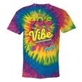 90s Nostalgia Retro Apparel 90'S Vibe Retro Premium Tri-Blend Tie-Dye T-Shirts Rainbow Tie-Dye