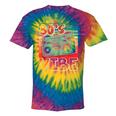 90's Vibe Vintage Style Cassette Tape Nostalgia 1990s Party Tie-Dye T-Shirts Rainbow Tie-Dye