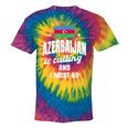 Azerbaijan Lover Saying Azeri Nostalgia Tie-Dye T-Shirts Rainbow Tie-Dye