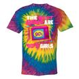 The Best Moms Are 90s Girls 90s Aesthetic Mom Nostalgia Tie-Dye T-Shirts Rainbow Tie-Dye