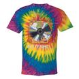 Buffering Glitched CD On Fire 2000s Nostalgia Tie-Dye T-Shirts Rainbow Tie-Dye