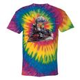 Classic Steam Train Enthusiasts Nostalgia For Train Lovers Tie-Dye T-Shirts Rainbow Tie-Dye