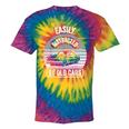 Easily Distracted By Old Cars Graphic Nostalgia Tie-Dye T-Shirts Rainbow Tie-Dye
