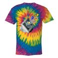 Frutiger Aero Aesthetic Tech Computer Aquarium Fishes Tie-Dye T-Shirts Rainbow Tie-Dye