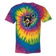 Frutiger Aero Cat Meme Headphone Kitty Cat Lover Tie-Dye T-Shirts Rainbow Tie-Dye
