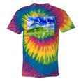 Frutiger Aero Dolphin Meadow Aesthetic Y2k 2000s Ironic Tie-Dye T-Shirts Rainbow Tie-Dye