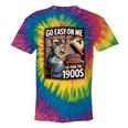 I'm From The 1900s Vinyl Record Lover For Women Raglan Baseball Tee Tie-Dye T-Shirts Rainbow Tie-Dye