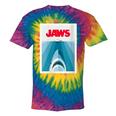 Jaws 2025 Classic Movie Nostalgia Tie-Dye T-Shirts Rainbow Tie-Dye