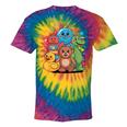 Kidcore Aesthetic Retro Vibes Colorful Cartoon Nostalgia Tie-Dye T-Shirts Rainbow Tie-Dye