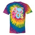 I Love 70's Retro Style Nostalgia Vibe 1970's Party Premium Tri-Blend Tie-Dye T-Shirts Rainbow Tie-Dye