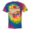 I Love 90's Music Retro Style Nostalgia Cassette 1990s Party Premium Tri-Blend Tie-Dye T-Shirts Rainbow Tie-Dye