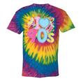 I Love 90's Retro Style Nostalgia Vibe 1990's Party Tie-Dye T-Shirts Rainbow Tie-Dye