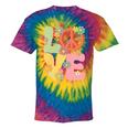 Peace Sign Love Groovy Vibes Costume Nostalgia 1980s Fashion Tie-Dye T-Shirts Rainbow Tie-Dye