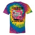 Please Be Patient I'm From The 1900s Retro Cassette Tie-Dye T-Shirts Rainbow Tie-Dye