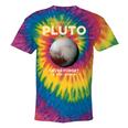 Pluto Never Forget 1930-2006 Planet Space Science Nostalgia Tie-Dye T-Shirts Rainbow Tie-Dye