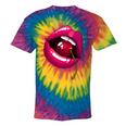 Rainbow Lips With a Cherry In The Mouth 80s Nostalgia Premium Tri-Blend Tie-Dye T-Shirts Rainbow Tie-Dye Rainbow Lips With a Cherry In The Mouth 80s Nostalgia Premium Tri-Blend Tie-Dye T-Shirts Rainbow Tie-Dye