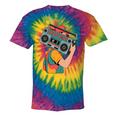 Retro 90s Boombox Nostalgia Party For Music Lovers Men Women Tie-Dye T-Shirts Rainbow Tie-Dye