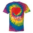 Retro Gamer 1 Life Pixel Heart – 8-Bit Gaming Nostalgia Tie-Dye T-Shirts Rainbow Tie-Dye