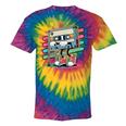 Retro Old Cassette Tape Cartoon With Walker Nostalgia Tie-Dye T-Shirts Rainbow Tie-Dye