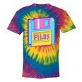 Retro TechnologyOld School Floppy Nostalgia 90s Generation Tie-Dye T-Shirts Rainbow Tie-Dye