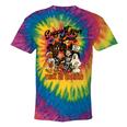 Support Your Local Trick Or Treaters Retro Spooky Nostalgia Tie-Dye T-Shirts Rainbow Tie-Dye