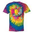 Vintage 80s Vibes Costume Nostalgia 1980s Fashion Cassette Tie-Dye T-Shirts Rainbow Tie-Dye