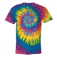 Vintage Racing Automotive Nostalgia Distressed Car Tie-Dye T-Shirts Rainbow Tie-Dye
