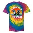 Vintage Retro Classically Trained Video Game 90s Nostalgia Tie-Dye T-Shirts Rainbow Tie-Dye
