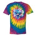 Women's Frutiger Aero Y2K Fish Tie-Dye T-Shirts Rainbow Tie-Dye