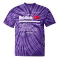 1970's Lemon Labs Quaalude 300 Label Reproduction Nostalgia Premium Tri-Blend Tie-Dye T-Shirts Purple Tie-Dye