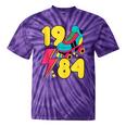 1984 Retro Raised In The 80s Old School Nostalgia Vibes Tie-Dye T-Shirts Purple Tie-Dye