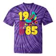 1985 Retro Raised In The 80s Old School Nostalgia Vibes Tie-Dye T-Shirts Purple Tie-Dye