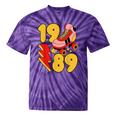 1989 Retro Roller Skate Vintage 80s Nostalgia Collector Tie-Dye T-Shirts Purple Tie-Dye