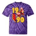 1990 Retro Roller Skate Vintage 90s Nostalgia Collector Tie-Dye T-Shirts Purple Tie-Dye